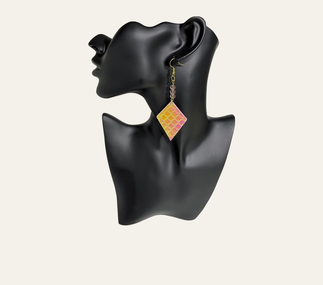 Joyous Diamond Holographic Earrings