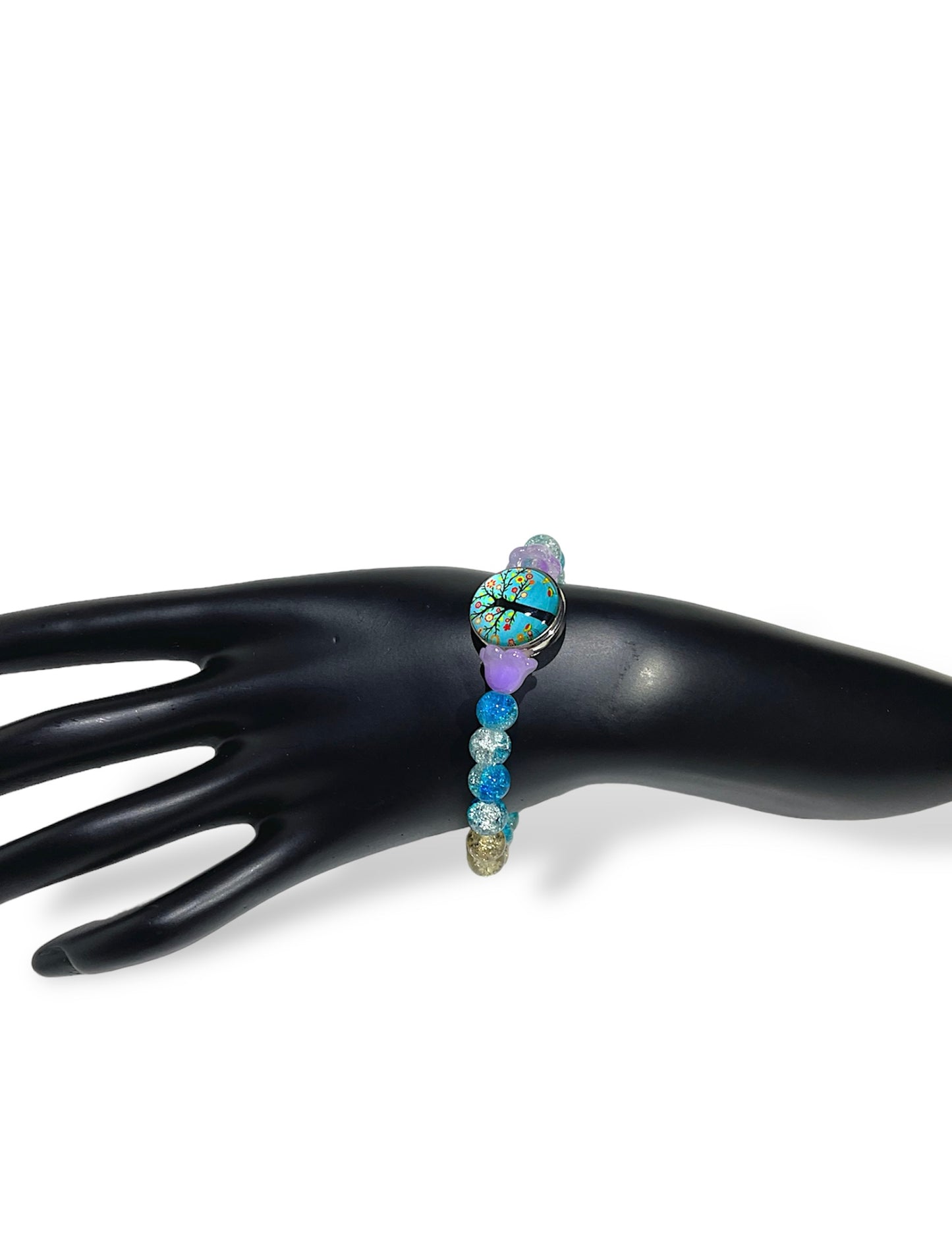 Joyous Tree Snap Button Bracelets