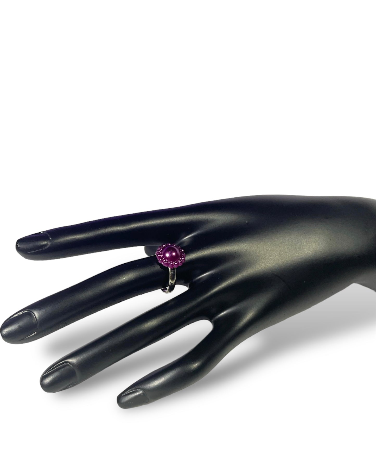 Adjustable Silver Plated Sunflower Rings