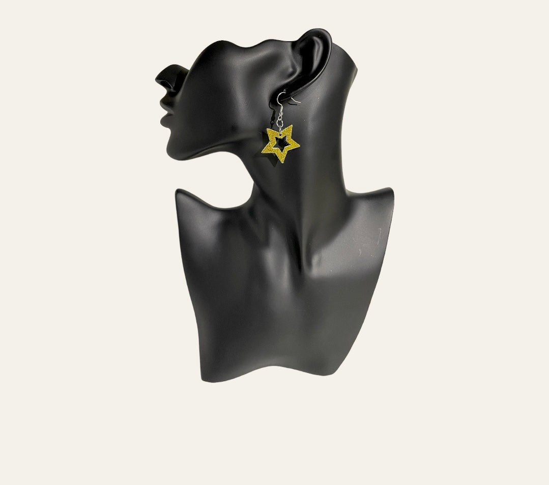 Joyous Glitter Star Earrings