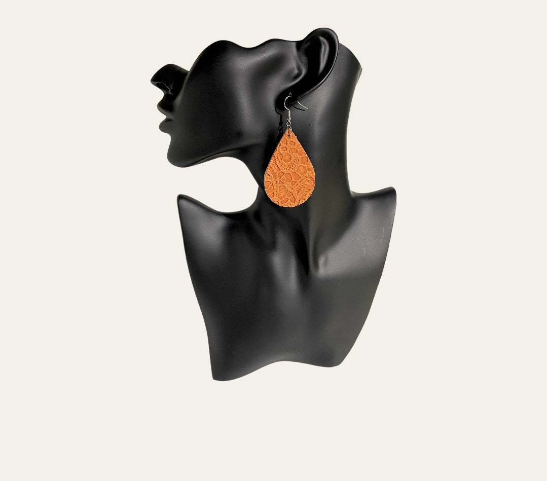 Joyous One Sided Leather Earrings
