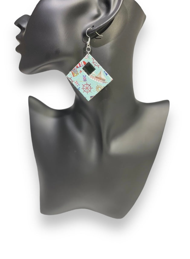 Joyous Leather Earrings