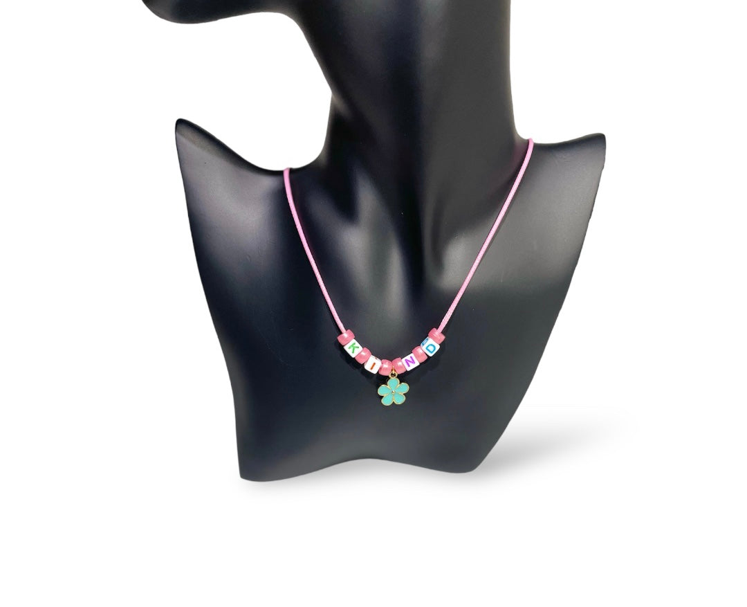 Joyous Block Letter Necklaces