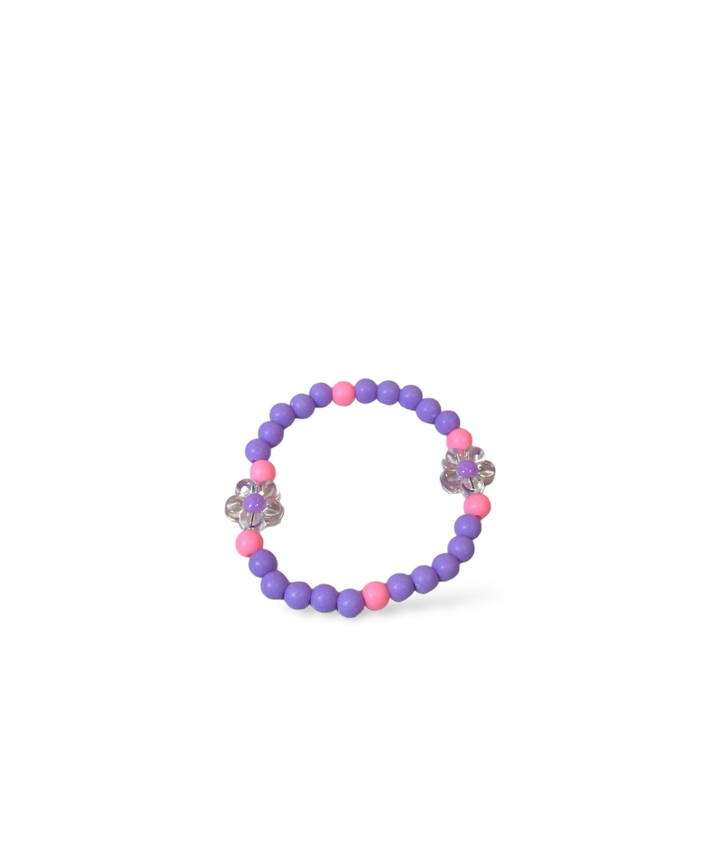 Clear Flower Bracelets