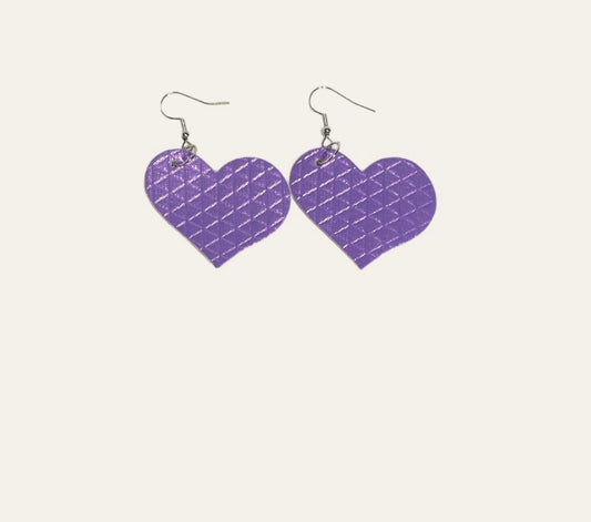 Heart Glitter Earrings