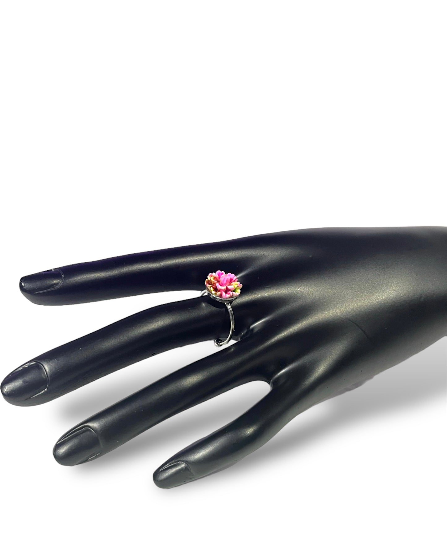 Adjustable Stainless Steel Daisy Rings