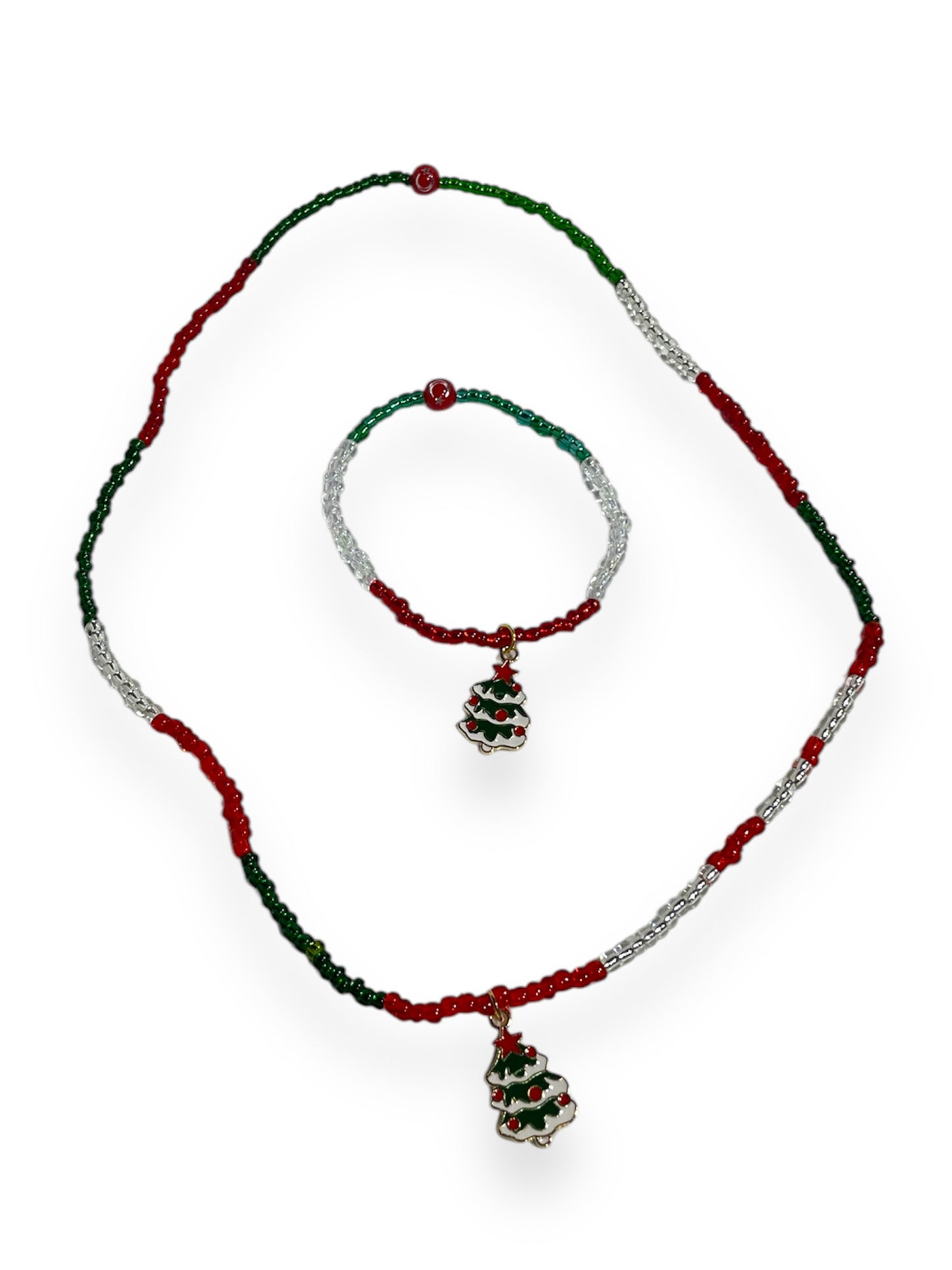 Necklace and Bracelet Christmas Set