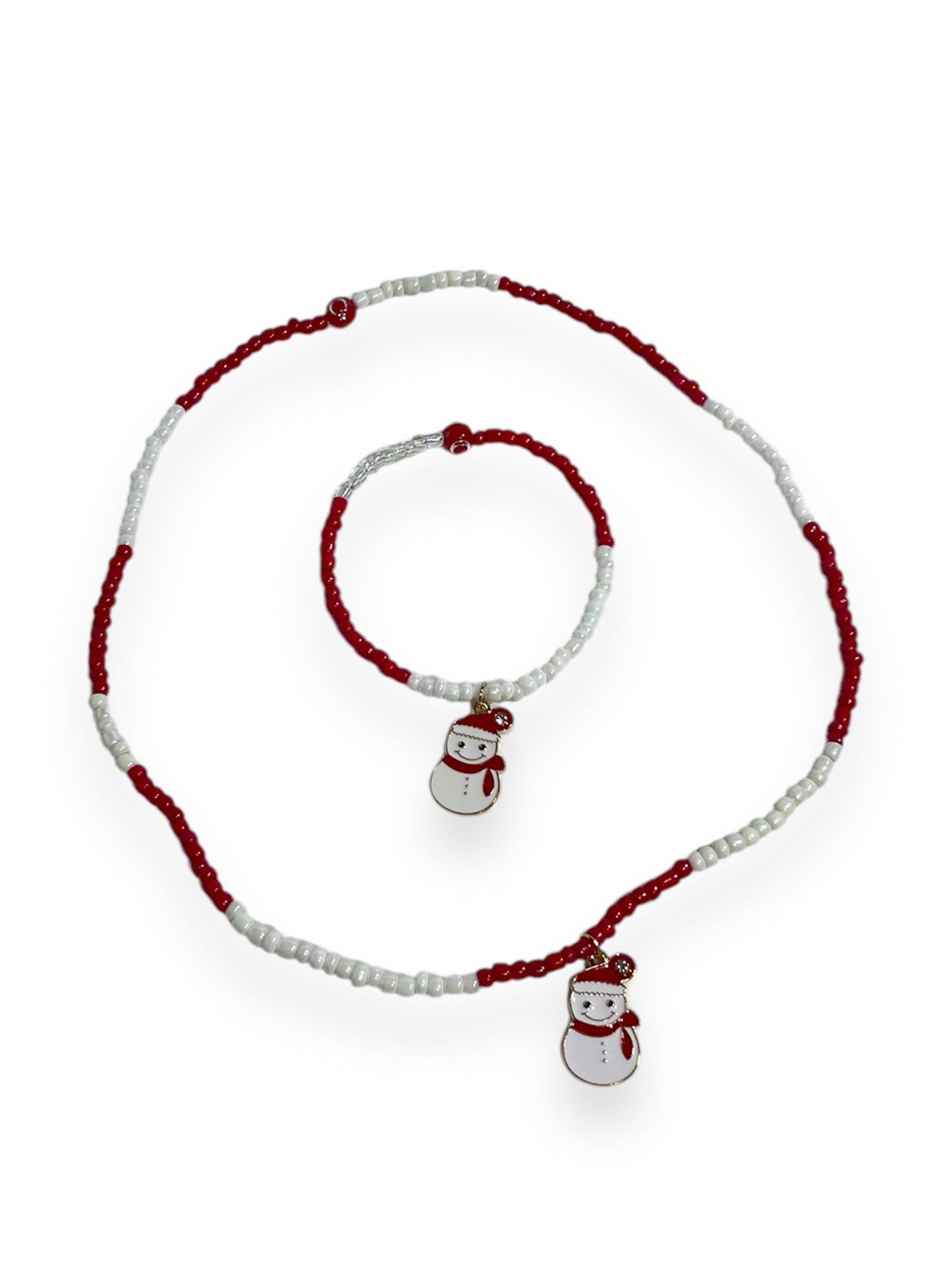 Necklace and Bracelet Christmas Set