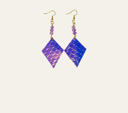 Diamond Holographic Earrings